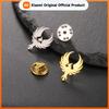 Skyrim Phoenix Totem Brooch for Men Women Stainless Steel Gold Color Animal Groom Shirt Suit Badge Pin Accessories  Wholesale