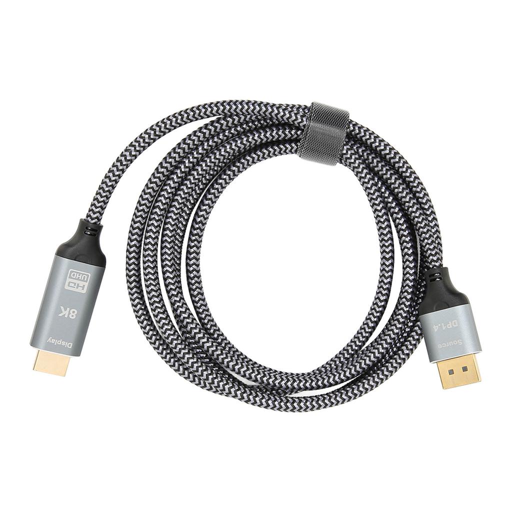 DisplayPort 1.4 To HD Multimedia Interface 2.1 Adapter Cable 8K DisplayPort Male To HD Multimedia Interface Female Cable