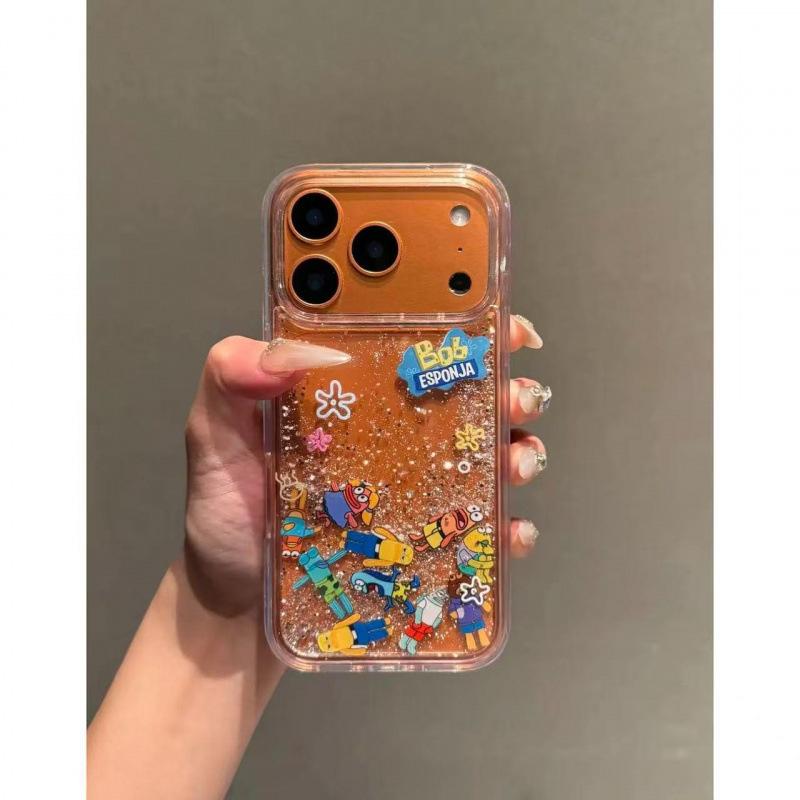 Transparent Glitter Quicksand Beechburg 13 for iPhone17promax Apple 16 Mobile Phone Case 15 Explosion 14pm