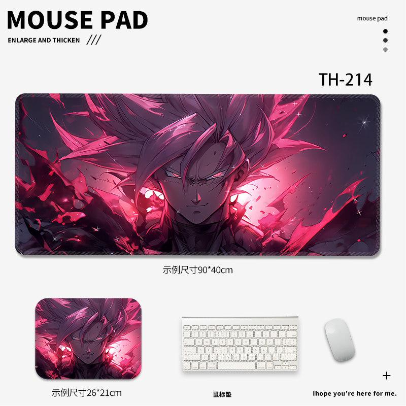 Advanced Nonslip Mouse Pad Cartoon Boy Office Leather Mouse Pad Dragon Ball Anime Game Special Mouse Keyboard Table Pad for Boy