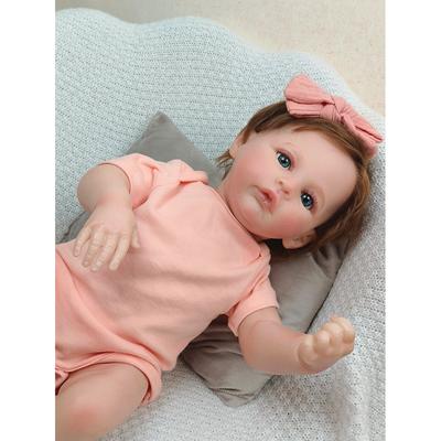 Schönes wiedergeborenes Baby Maddie Kleinkind Mädchen sehr weiche Stoffpuppe Badespielzeug lebensechtes echtes Soft-Touch-Badespielzeug