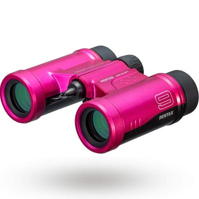 PENTAX UD 9x21 Pink Colors To Choose Fan Sports 195g Roof Prism Magnification with Excellent for Bright and Clear Case and Strap Pentax 61815
