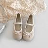 Butterfly-knot Flats Women Mary Jane Shoes Fashion Shallow Single Shoes Ladies Outdoor Dress Ballet Style Shoes