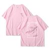 2026 Summer New Pattern Tshirt  Animestyle Cherry Blossom Print ShortSleeved Comfortable Casual Tshirt