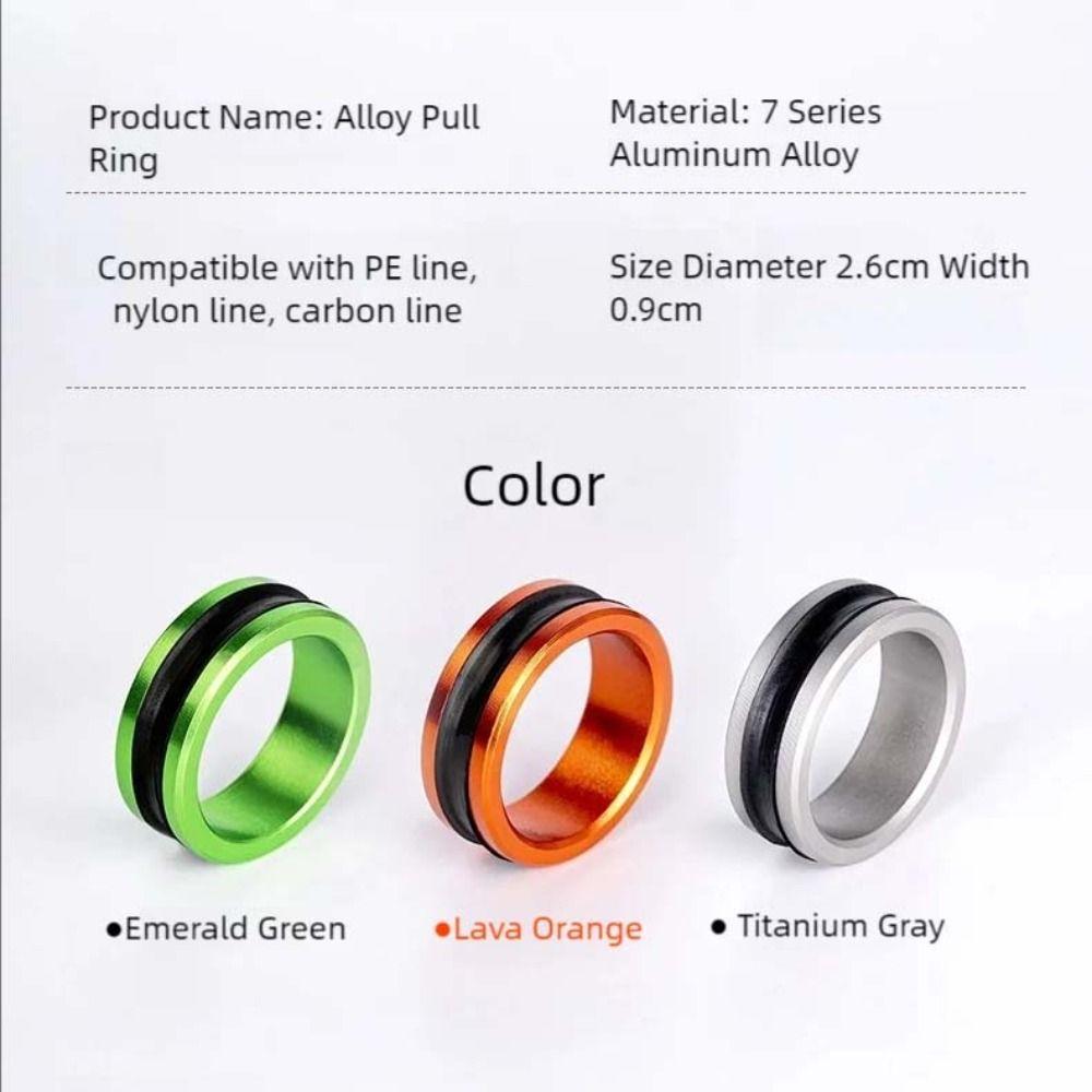 Protect Hands Line Pulling Loop Aluminum Zinc Zinc Alloy Fishing Line Puller  Fishing Accessory