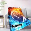 Firefighter Customize Your Name Blanket Warm Comfortable And Soft Blankets Are Suitable For Home Lunch Break Blanket Office Sofa Sofa Gift To