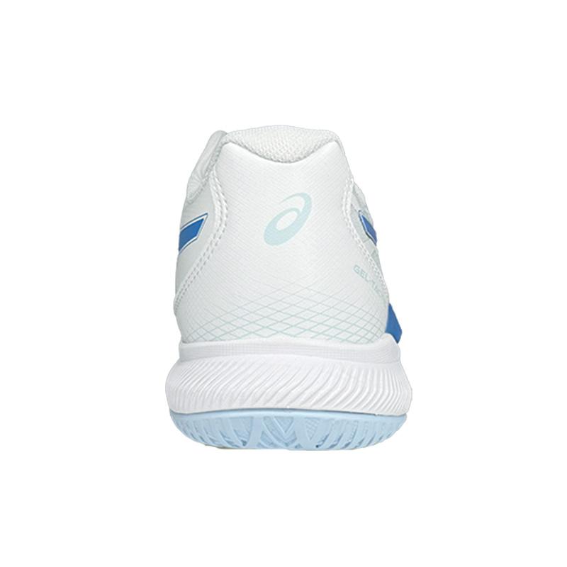 Asics Gel Tactic 12 2E Wide White Blue Coast Unisex Sneakers 1073A071-103