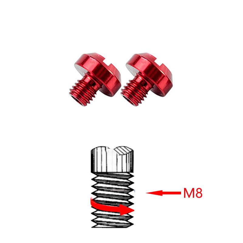 2pcs M8 / M10 Motorcycle Rear View Mirror Hole Plugs Screws Aluminum Alloy Parts Modification Accessories