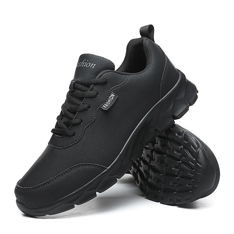 Spring /Autumn Leather Noodles Men's Large Size Shoes 39-48 Men's Shoes Low-top Men's Casual Sports Shoes