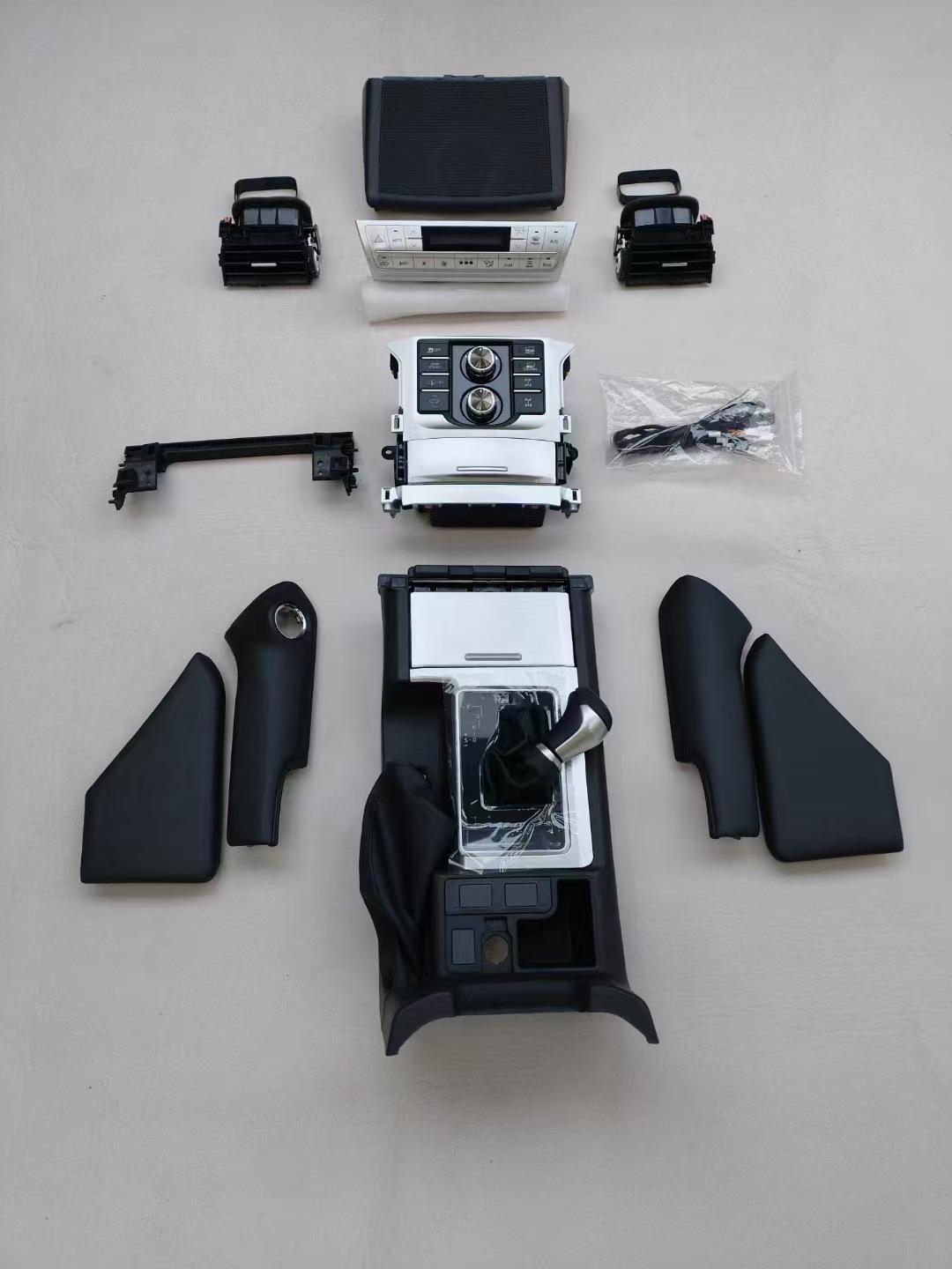 

Обновление интерьера Toyota Prado для модели 2009-2017 года до модели 2018 года Old Prado to New Conversion чёрный