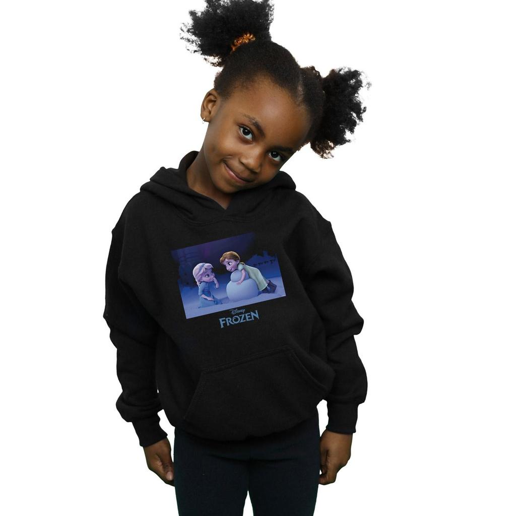 Disney Girls Frozen Build A Snowman Hoodie