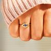 Anello Occhio di Hamsa in Argento Sterling S925 per Donna - Gioiello Versatile da Dito Indice per Celebrità di Internet