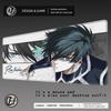 Alfombrilla de Ratón Grande Antideslizante para Gaming XXL Oficina Gamer Teclado Extensión para Escritorio Blue Lock Anime Rin Itoshi Laptop Goma Suave Alfombrilla de Ratón