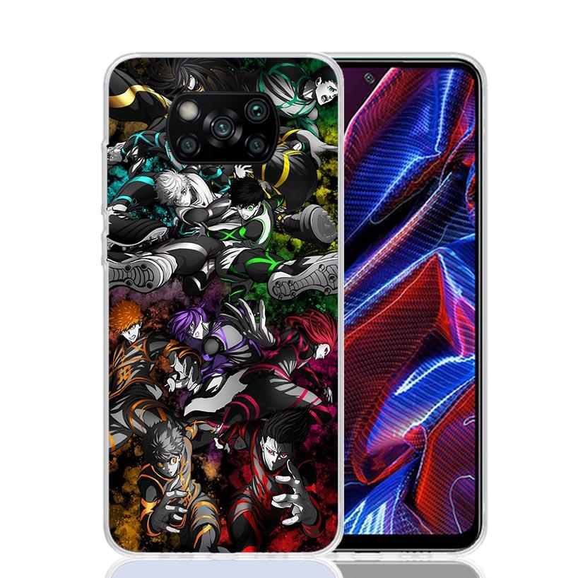 

Blue Lock Football Anime Phone Case For Xiaomi Poco X7 X6 X5 Pro F7 Ultra Redmi 15C 15 13 13C 12 12C 10 10A 10C 9 9A 9C 9T Cover Redmi 12