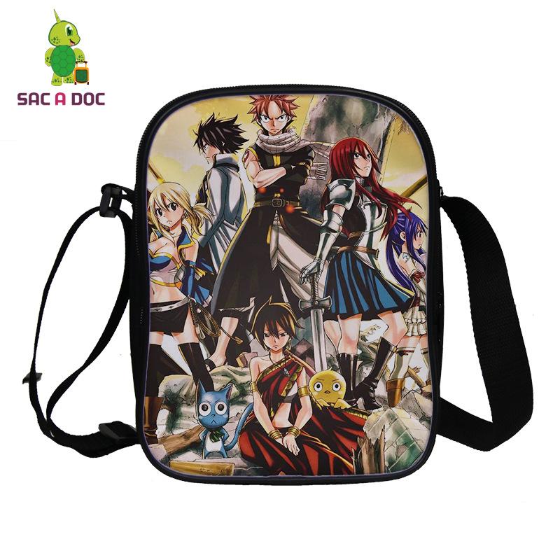 Anime Goblin Tail Peripheral 3D Full Color Printed Shoulder Bag Teen Student Crossbody Bag