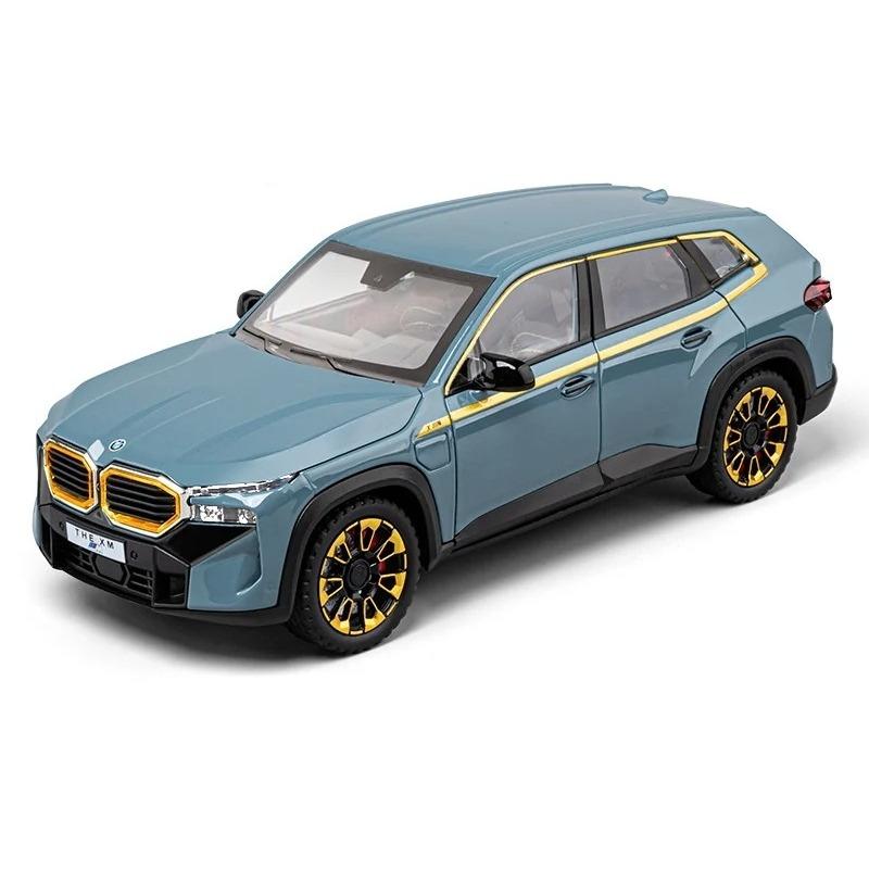 

1/24 BMW XM Alloy Metal Diecast Model Car Die Cast Sound & Light Children Toys Gifts with Kids Collectibles Hobbies Present Boys синій