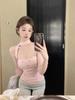 #Summer New Pure Desire One-word Circumference Letter Hot Diamond Scarf Tube Top Slim Fit Fixed with Chest Pad Versatile Top