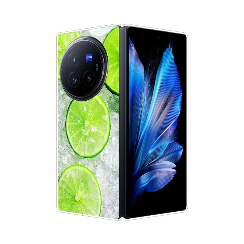 Per VIVO X Fold 3 Pro XFold 3 X Fold 2 Plus Custodia Cover Posteriore Rigida in PC Effetto Marmo Per Vivo X Fold3 Pro Fold2 Guscio Telefono Copertura Completa