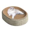 S/L Cat Scratcher Oval Sisal Cat Scratch Board Nest For Indoor Cats Grinding Claw Round Cat Scratching Board Pet Supplies