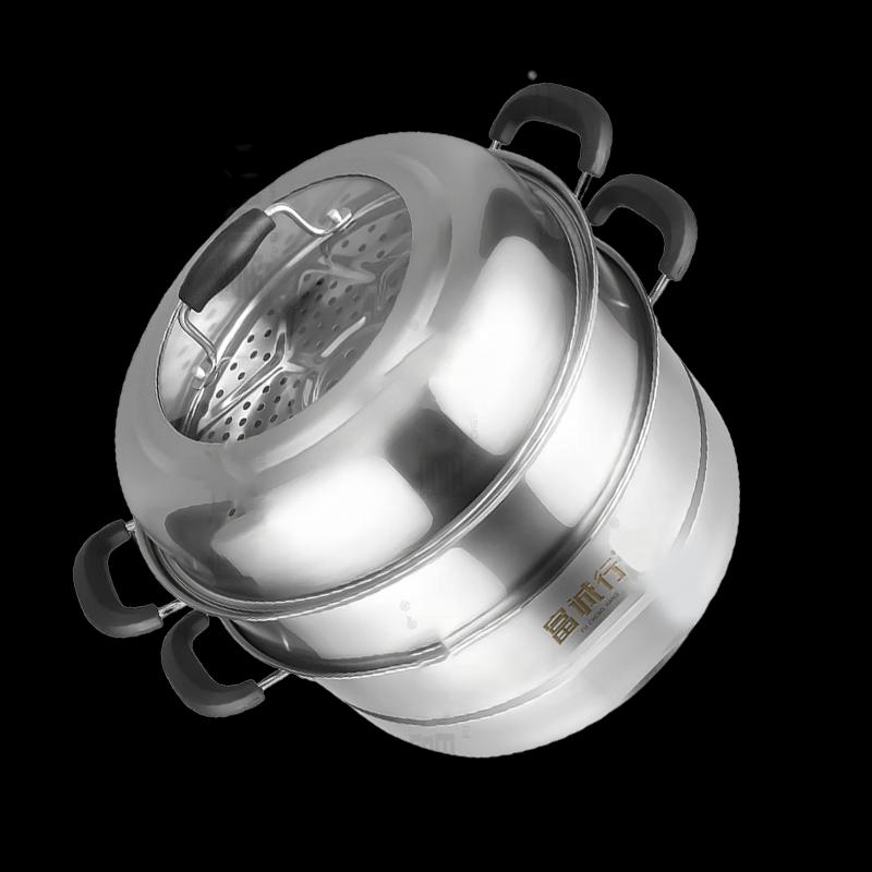 FU CHENG HANG 32cm 304 Stainless Steel Steamer Pot