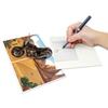 3D Motorcycle Birthday Greeting Card with Envelope for Fathers Day Celebration Artistic Cruise Bike Design Card