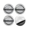 ATY1  Car Wheel Center Hub Cap Rim Cover Emblem Stickers For Nissan Rogue Pathfinder X-Trail GTR Note Juke Patrol Car Accessories