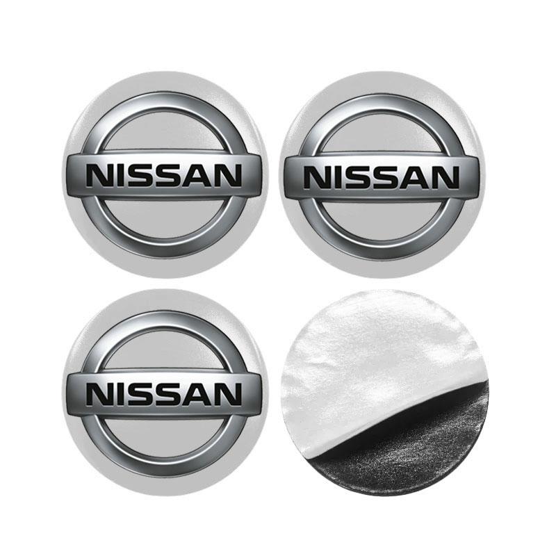 ATY1 Car Wheel Center Hub Cap Rim Cover Emblem Stickers For Nissan Rogue Pathfinder X-Trail GTR Note Juke Patrol Car Accessories