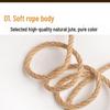Ruifulaik Natural Jute-Look Polyester Craft Rope
