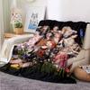 Coperta Kpop Twice Gruppo di Ragazze Moda Stampata Coperta in Flanella Regalo Divano Ufficio Letto Coperta Calda Camera da Letto Ragazze Copriletto