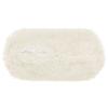 Cushion with Insert HEERLEN 2 Pcs White PV Fleece