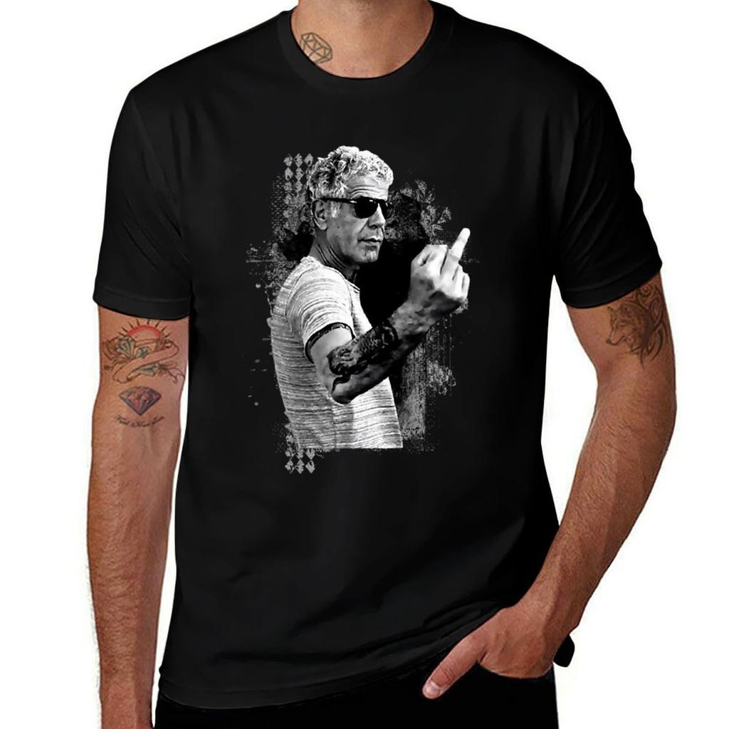 Legendary Chef Anthony Chef Bourdain 1956 2018 Tshirt Utility Casual Work Tshirt