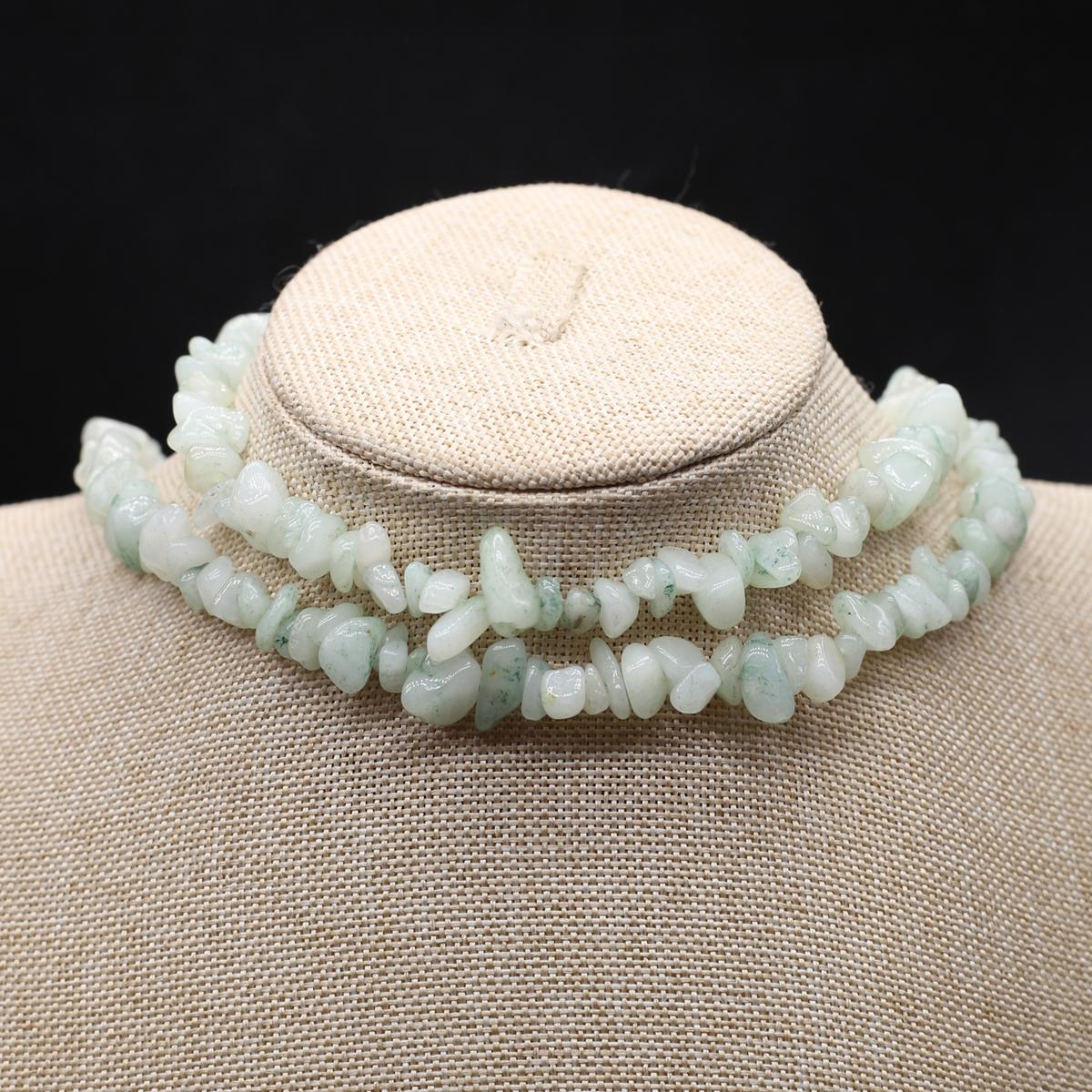 

Бусины из натурального камня амазонит/зебра, гравийные бусины для изготовления ювелирных изделий, ожерелье, серьги, браслет, аксессуар, длина 80 см 7mm