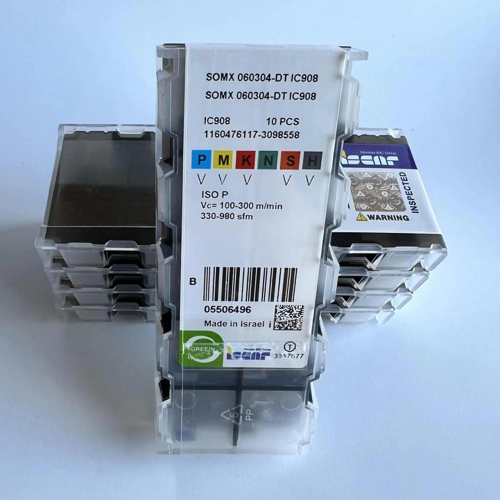 ISCAR / SOMX060304-DT IC908 /Industrial indexable Carbide Inserts 10 PCS