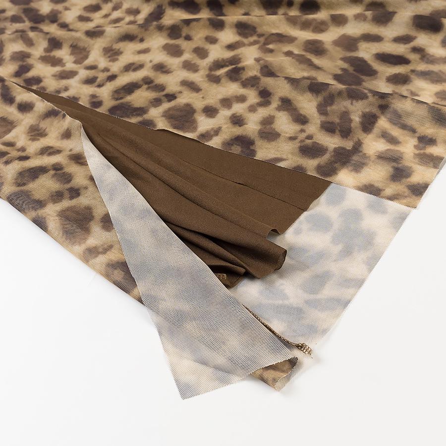 Spring 2025 Women's European and American Leopard Print Strapless Dress