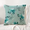 Classic Floral Print Cushion Cover Natural Linen Organic Fabric DoubleSided Printing Sofa Home Decor Gift Pillow Cover