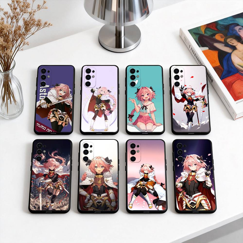 F-Fate A-Apocrypha A-Astolfo-faa-es Phone Case For Samsung S25,S24,S21,S22,S23,S30,Ultra,S20,Plus,Fe,Lite,Note,10,Black Cover