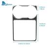 Real Soft Carbon Fiber Sticker For Seat Leon 2017 2018  LHD RHD Car Water Cup Holder Panel Trim Interior Accessories