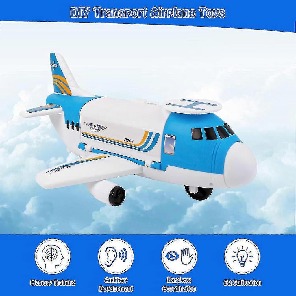 Aeroplane Toy Plane Transporter Toy Playset Gift for Boys Girls