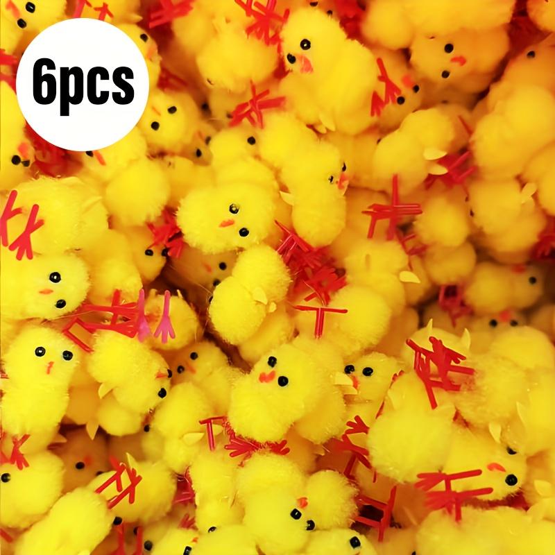 Cute Yellow Chicks-Chickens for Easter Eggs,Spring Decor,Chickens for hats,Party Supplies,Durable Chicks Suitable for Easter
