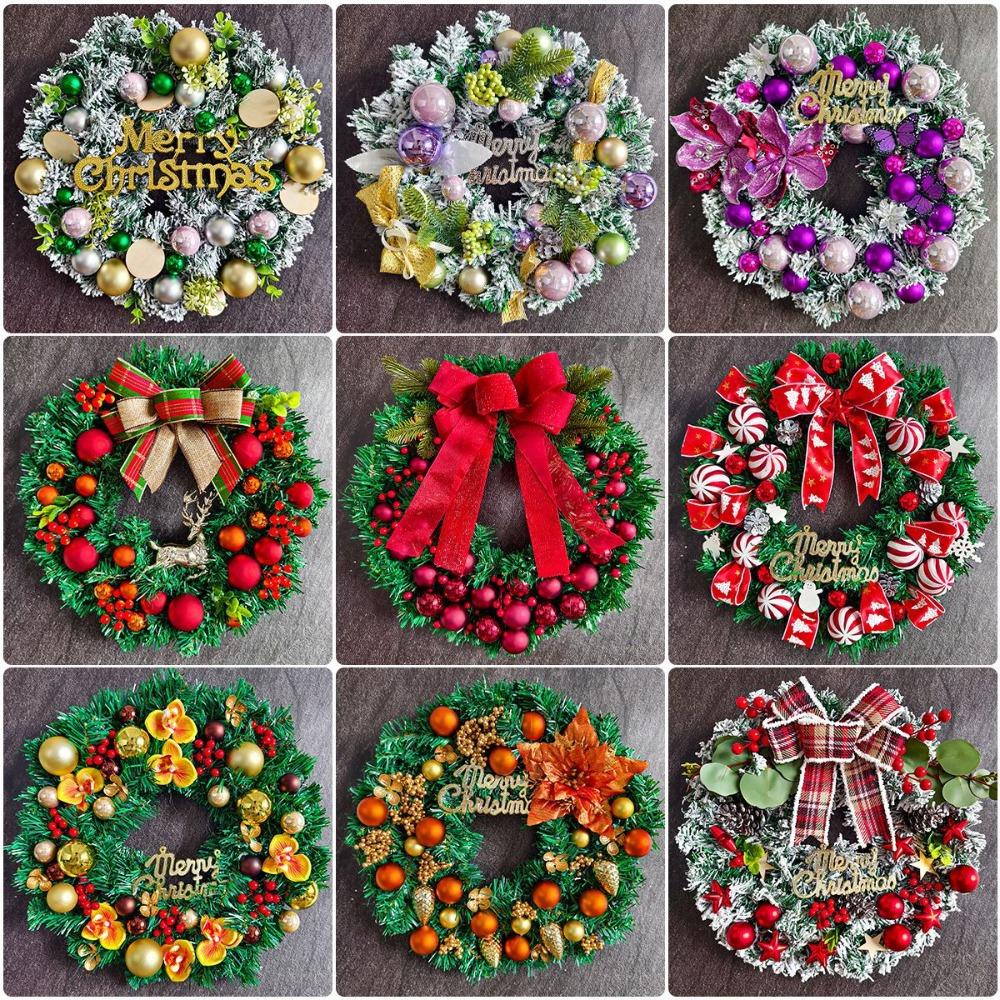 Gifts Hotel Christmas Wreath Shopping Garden Rattan Wreath Mall Window Layout Christmas Decoration