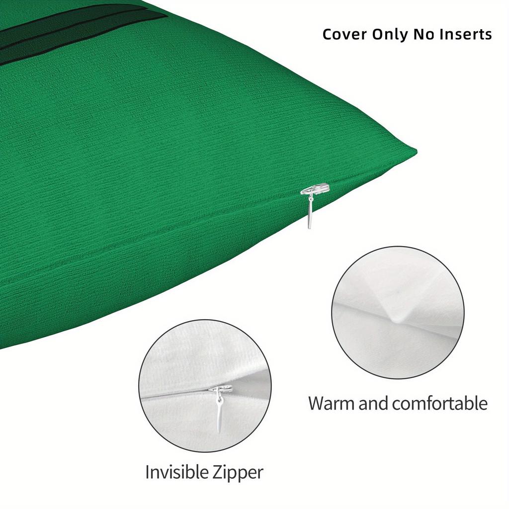 1Pc Mr. Frog Parabolic Pattern Pillowcase, Sofa Cushion Cover Decorative