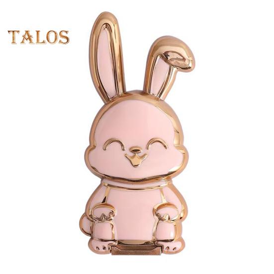 

Складная подставка для телефона в виде кролика, милый держатель для телефона в виде кролика для стола, регулируемый кронштейн для всех мобильных телефонов розовый