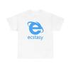 Ecstacy T-Shirts - Black and White Singer Top, Gift for Fans, Vintage Hip Hop Y2K