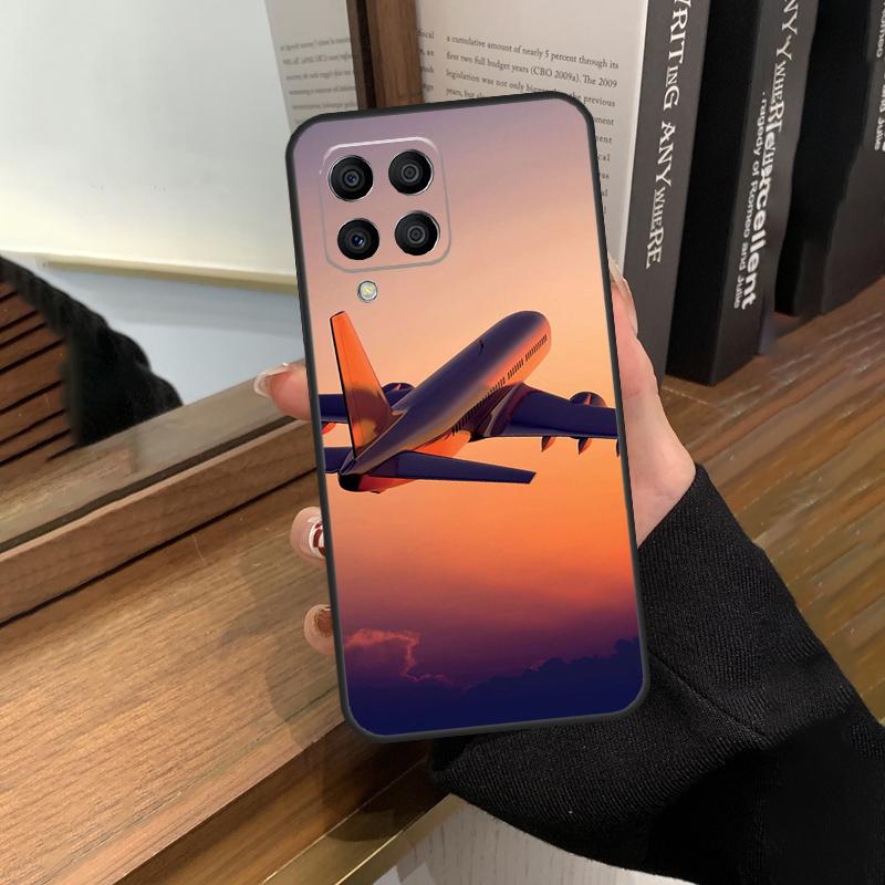 Airplane Plane Aircraft Case For Samsung Galaxy M56 M16 M36 M33 M53 M13 M12 M32 M52 M20 M15 M55 M31 M14 M35 M34 M54