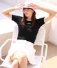 5HOURS Two Tone Ribbed Top_Black