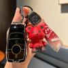 Fashion Car Remote Key Case Full Cover Holder For Mercedes Benz A C E S G Class GLC CLE CLA GLB GLS W177 W205 W213 W222 X167 AMG NF6