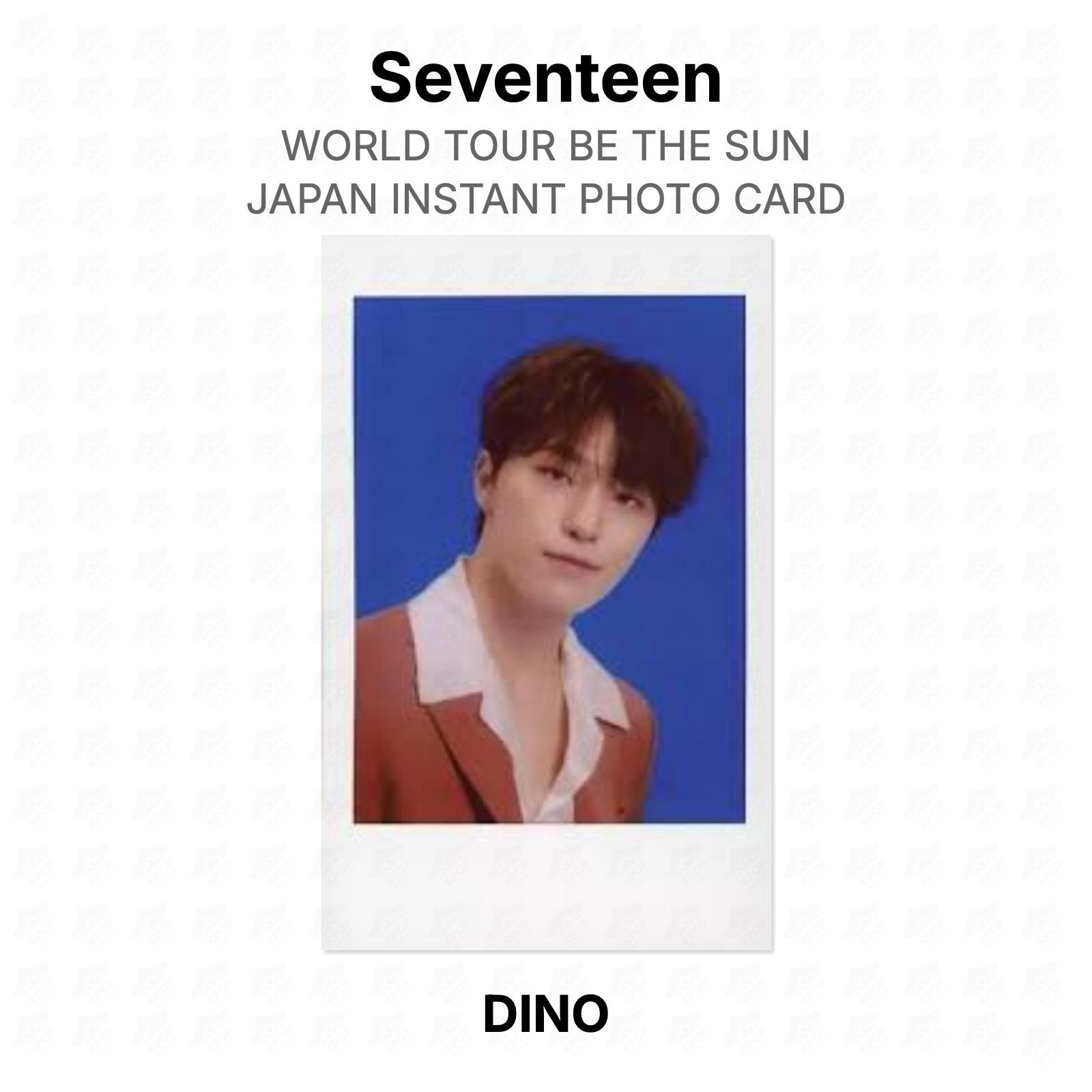 Seventeen WORLD TOUR BE THE SUN - JAPAN INSTANT PHOTO CARD Official Photocard DINO