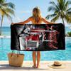 Truck Driver Fashion Beach Towel: Ideal for Summer Adventures Soft, absorbent and quick drying suitable for swimming and bathing