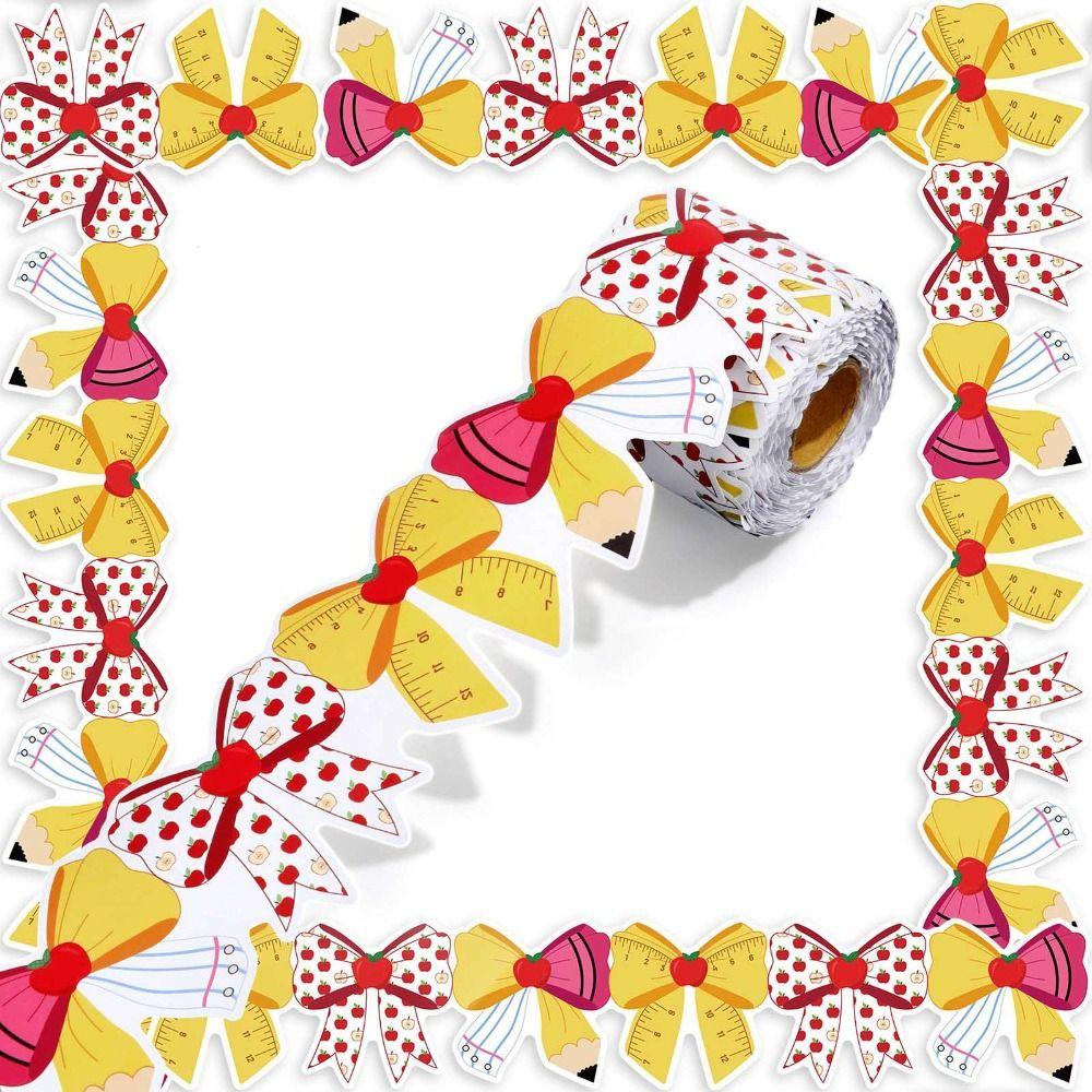 Self-Adhesive Bulletin Board Trim Blackboard Decorative Stickers  for Classroom Decorations