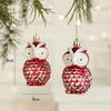 2 ks Vánoční ozdoby Vánoční koule Cukroví Přívěsek na vánoční stromek Červené a bílé dekorace Nový rok Domácí dekorace